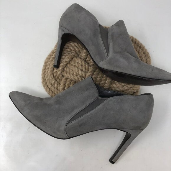 Cole Haan Grand OS suede slip on heels booties 9b - Picture 3 of 11